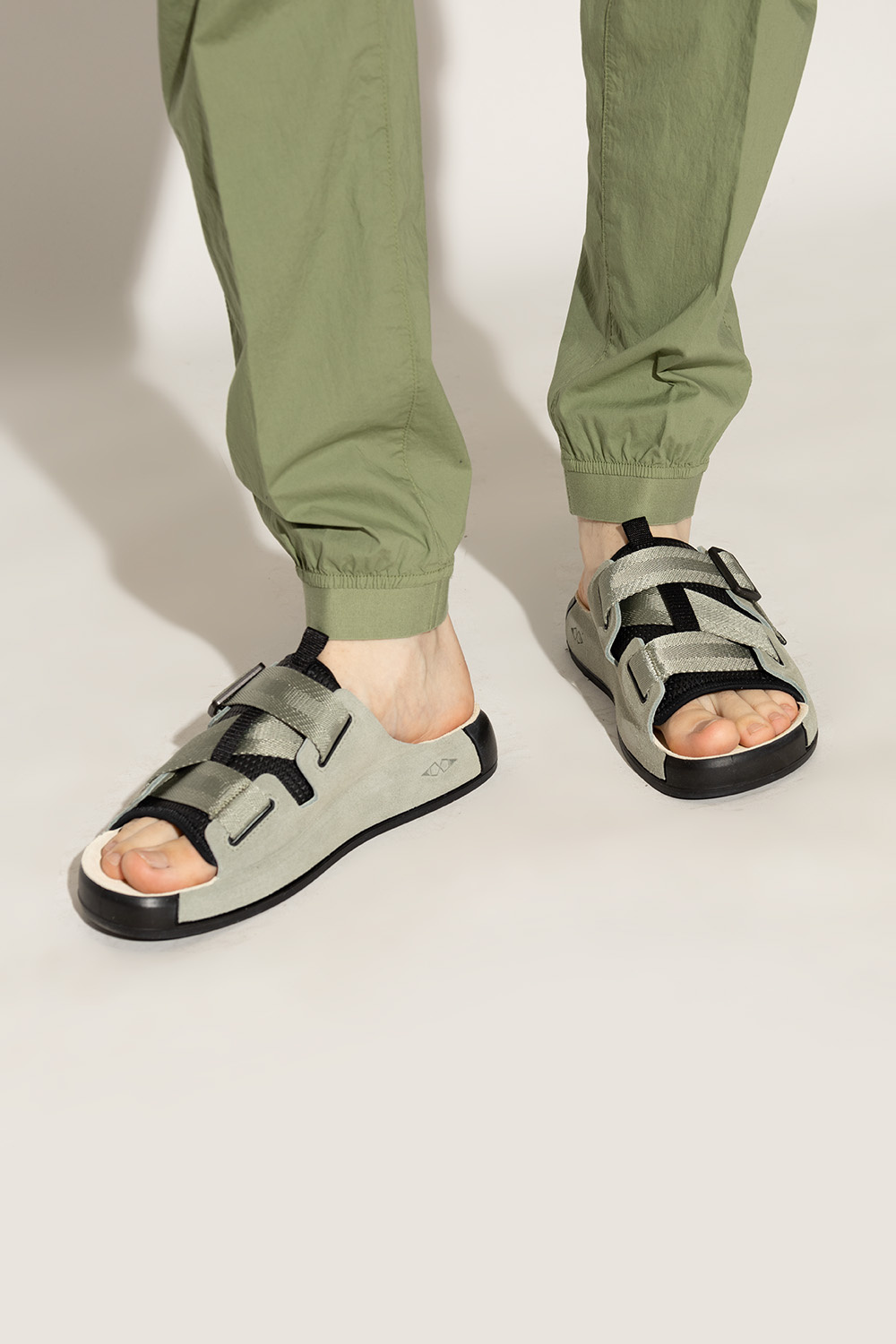 Grey Slides with logo Stone Island IetpShops Spain adidas ZX